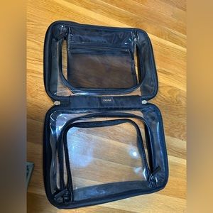 CalPak Large Cosmetic Travel Case. Black. With Tag